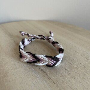 Tenley Bracelet, anklet, trendy, comfortable, tie, embroidery thread, woven, gif